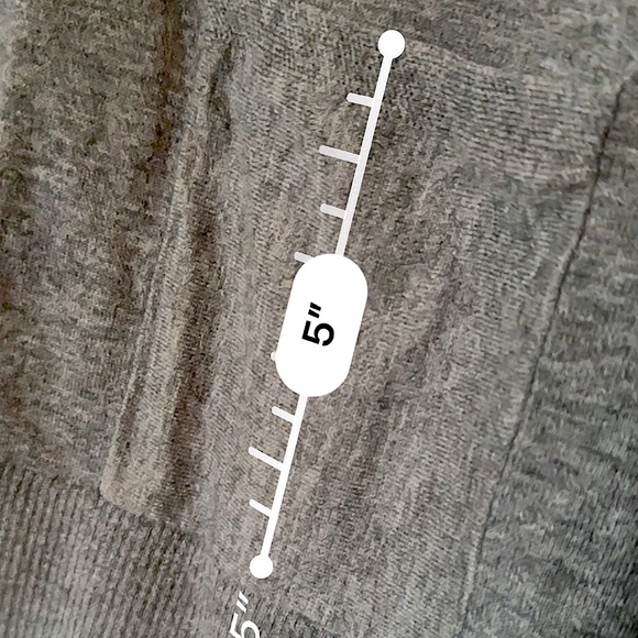 LOFT lightweight wool blend longline open cardigan with front pockets, EUC - Picture 10 of 12